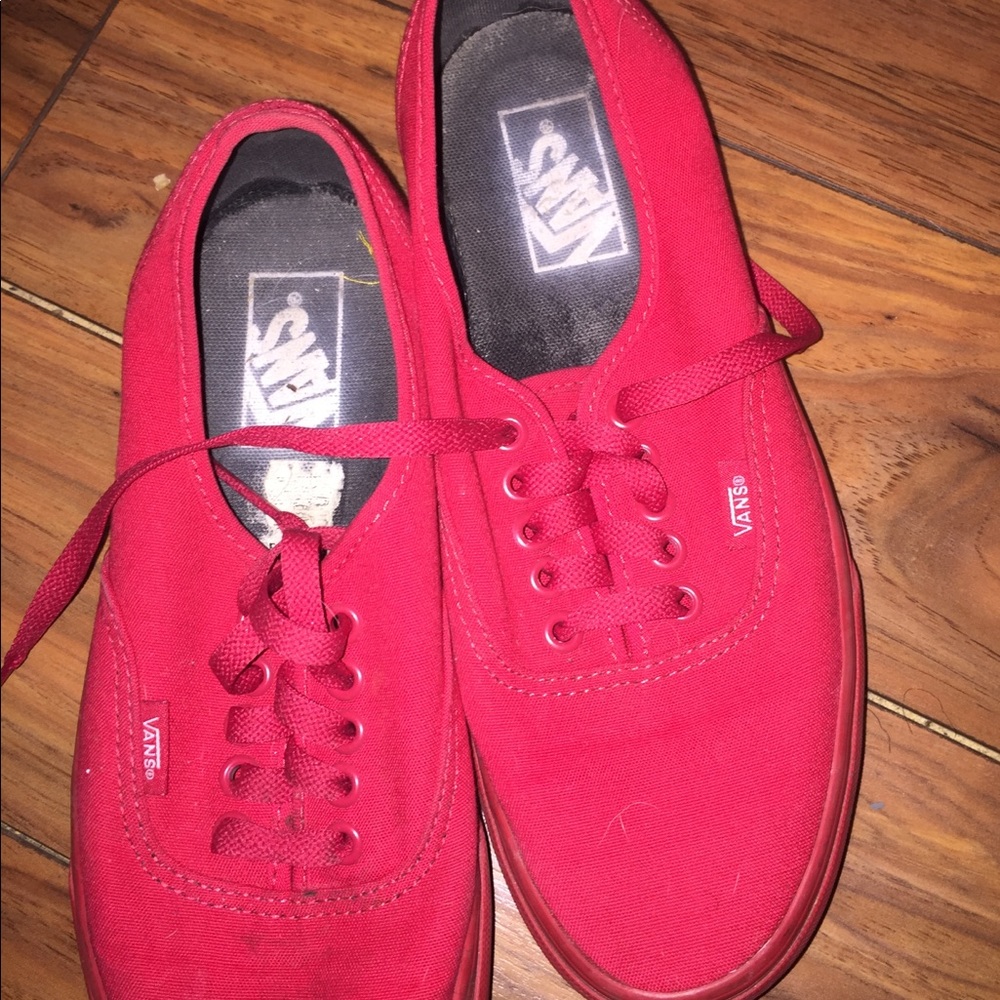 Red Vans